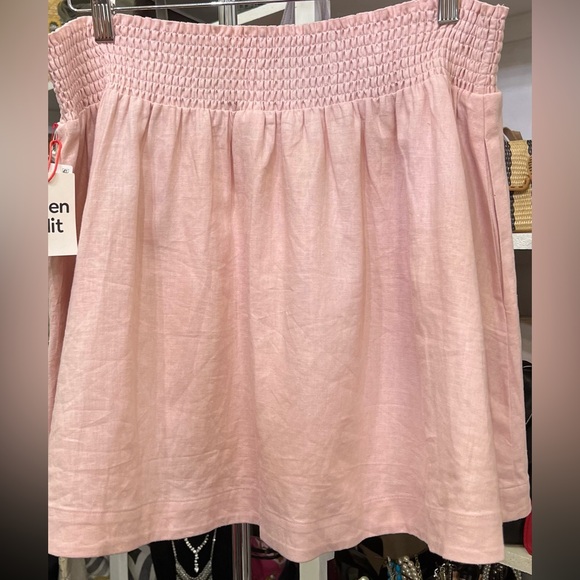 Open Edit - NWT - Natural, breezy, Linen/Viscose, Summer skirt - so pretty!  L - Picture 2 of 4